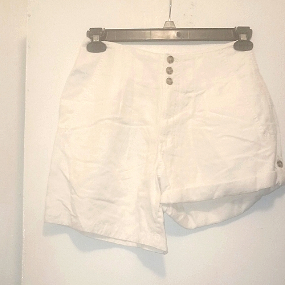 Marrakesh High Waist White Women's Shorts